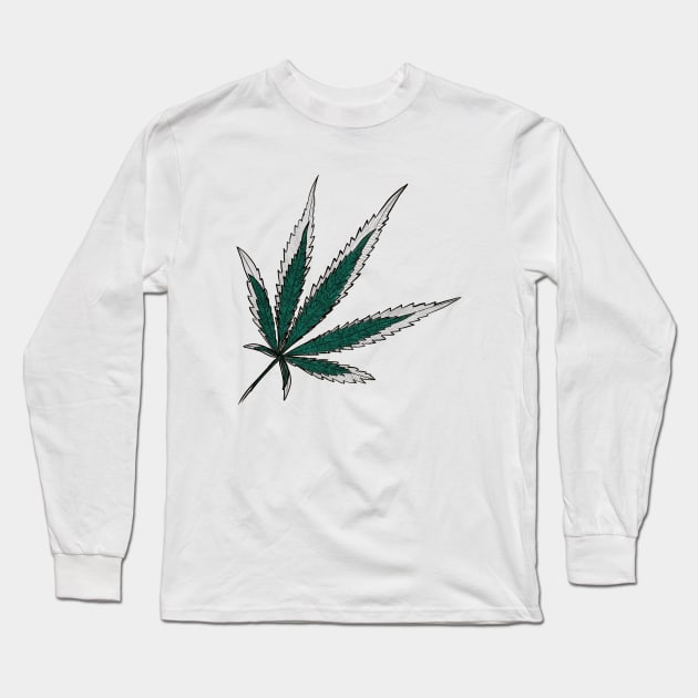 Leaf Long Sleeve T-Shirt by senay